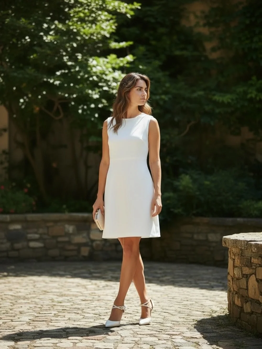 Badgley Mischka elegant ivory